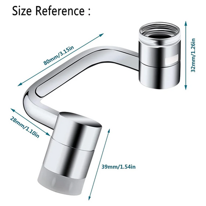 Universal 1080° Rotating Faucet Extender Aerator