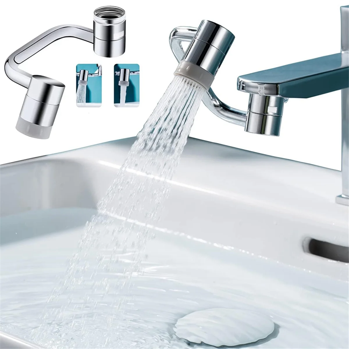 Universal 1080° Rotating Faucet Extender Aerator